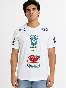 Camiseta Nike Masculina Seleção Brasileira-Branca IH2174100