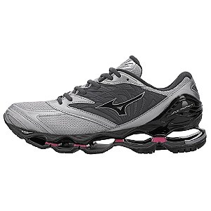 Tênis Masculino Mizuno Wave Prophecy LS- Cinza/Rosa  D1GA333708