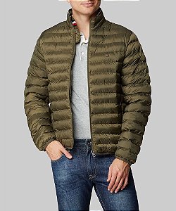 Jaqueta  Puffer Masculina Tommy Hilfiger  - Verde 78J6192