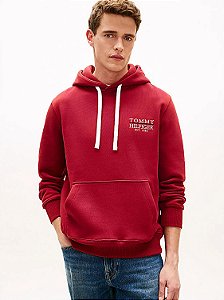 Moletom Masculino Tommy Hilfiger-Vinho MW42480600