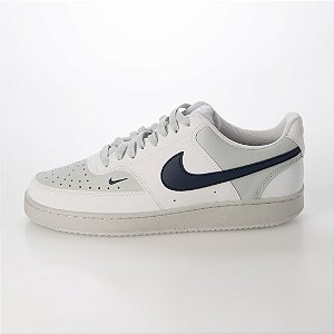 Tênis Nike Masculino Court Vision Low- Cinza /Branco/Azul  IM0459106