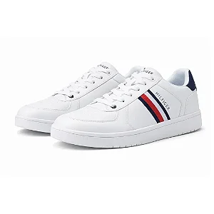 Tênis Masculino Tommy Hilfiger Stripe Atos-Branco THFMOFM01141