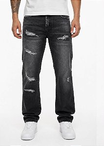 Calça Jeans Masculina Presence Every Where-Preta 7101