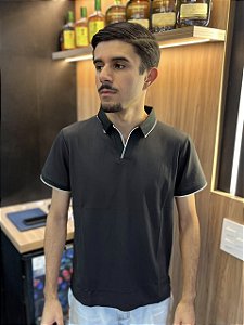 Polo Masculina Lawie-Preta V7901