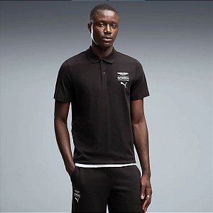 Polo Puma Masculina AMF1 Essential - Preta 637348 001