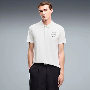 Polo Puma Masculina AMF1 Essential  - Branco 637348002