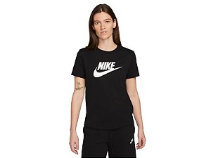Camiseta Nike Feminina Sportswear Logo- Preta  DX7906010