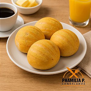 PÃO DE MILHO (60g depois de assado) - Com 10 unidades