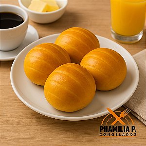 PÃO DE CENOURA (60g depois de assado) - Com 10 unidades
