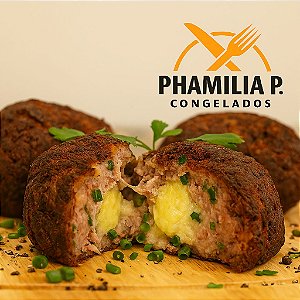 BOLINHO DE CARNE C/ QUEIJO MOZARELA