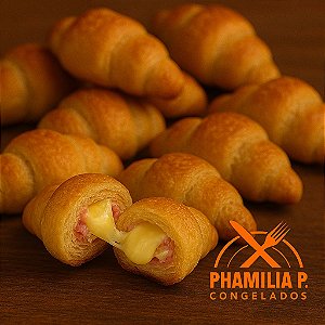 MINI CROISSANT QUEIJO E PRESUNTO