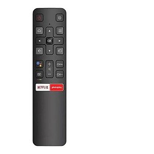 Controle Remoto Smart TV TCL Android 4K Netflix / Globo Play