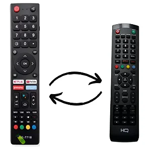 CONTROLE REMOTO comptivel TV HQ HQTVS32NHK B5472