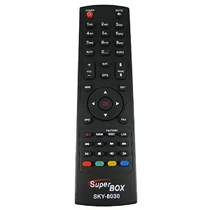 Controle Remoto Compatível com Receptor Super Box