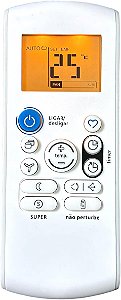 Controle Remoto Compatível Com Ar Condicionado Elgin Inverter Eco Life rg57a6/bgef Comfee Midea Admiral Samsung Maxiflex