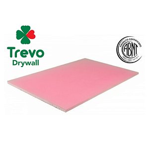 Gesso Acartonado RF Drywall 1,20m x 1,80m x 12,5mm - Trevo