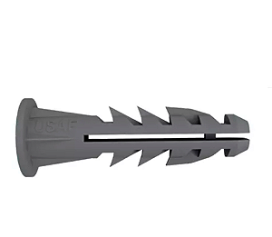 Bucha 6mm para Parafuso ChipBoad - Forro Drywall e Removível - 1.000 unidades