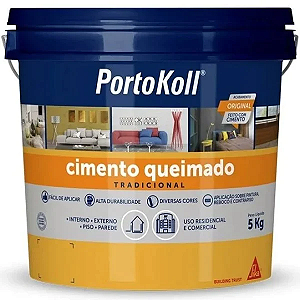 Cimento Queimado PortoKoll - Bd 5kg
