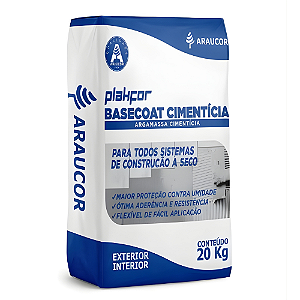 Basecoat Cimentícia Plakfor 20kg