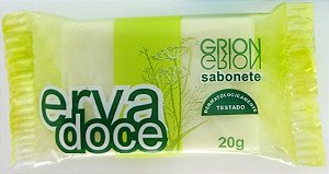 Mini Sabonete 20g para Hotel Grion Erva Doce cx 500 un