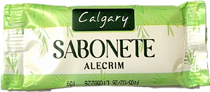 Mini Sabonete para Hotel 10g Calgary Alecrim cx 500 un