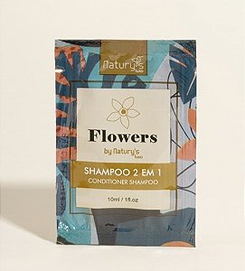 Shampoo 2 em 1 para Hotel Naturys Sachê 10ml cx 500 un