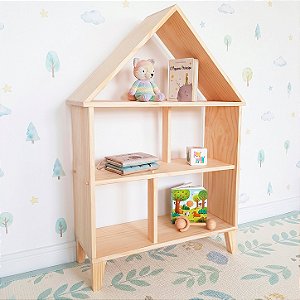 Estante Infantil Casinha 101cm Bobi