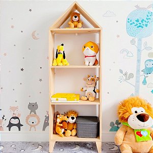 Estante Infantil Casinha 130cm Bobi