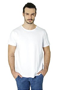 Camiseta Masculina Algodão Premium Pima Ixória Branca