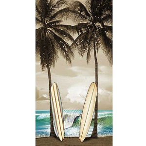Toalha de Praia Aveludada 100% algodão Surf Board Buettner