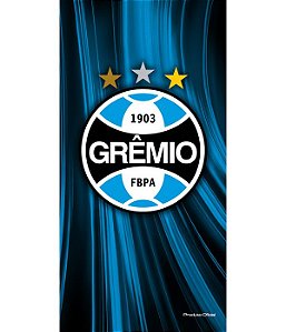 Toalha de Time de Futebol Aveludada Buettner Grêmio