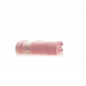 Toalha de Rosto avulsa 1 peça 100% algodão Quasar Rosa Crochê