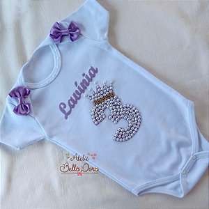 Body Mesversário Princesa