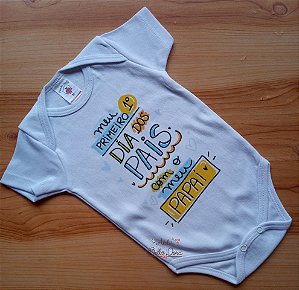 Body Meu primeiro dia dos Pais com o meu Papai Menino