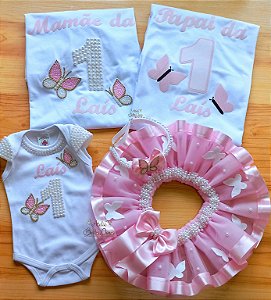 Kit família Jardim das borboletas