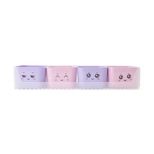 Mini Kit Doçura com 4 porta objetos Dello