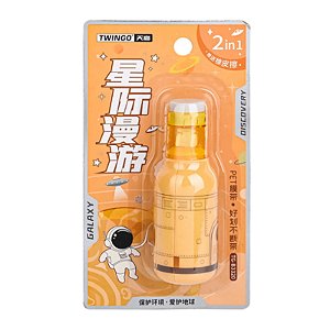 Fita Corretiva com Borracha Nave Espacial 2 em 1 5mX6mm Importado