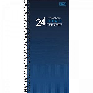 Agenda Executica Comercial Espiral Diária 11,9 x 27,5cm Ideale M8 Tilibra