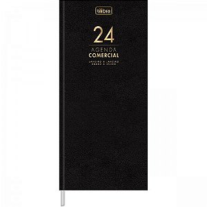 Agenda Executiva Costurada Comercial 12,3 X 27,5 CM M8 2024 Tilibra
