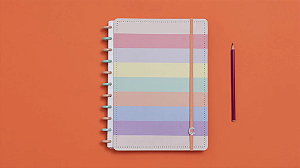 Caderno Inteligente Arco-íris Pastel | CI