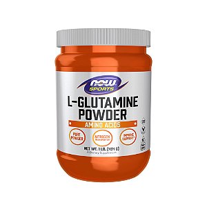 L-Glutamina POWDER em pó 454g - NOW
