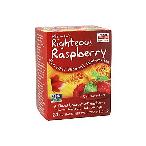 Chá Women's Righteous Raspberry 24 sachês - Now Real Tea