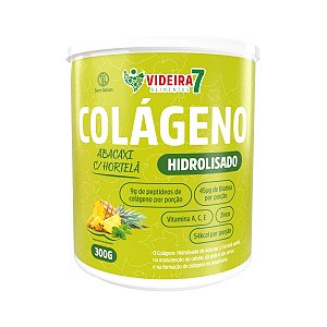 Colágeno Hidrolisado c/ VIT E MIN + BIOTINA Abacaxi c/ hortelã 300g - Videira 7