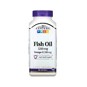 Fish Oil Ômega 3 1200mg  - 21st Century