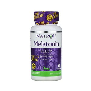 Melatonina 3mg Time Release com B6 - Natrol
