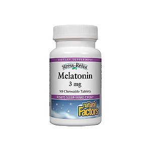 Melatonina 3mg Stress Relax - Natural Factors