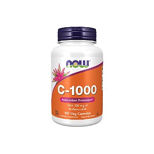 Vitamina C-1000 em Tabletes - Now Foods