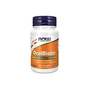 OralBiotic 60 Pastilhas - Now Foods
