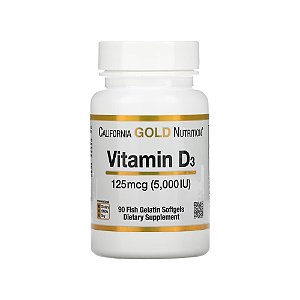 Vitamina D-3 125mcg 5,000 UI - California Gold Nutrition