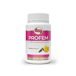 PROFEM Óleo de Prímula 500mg 120 Cápsulas - Vitafor